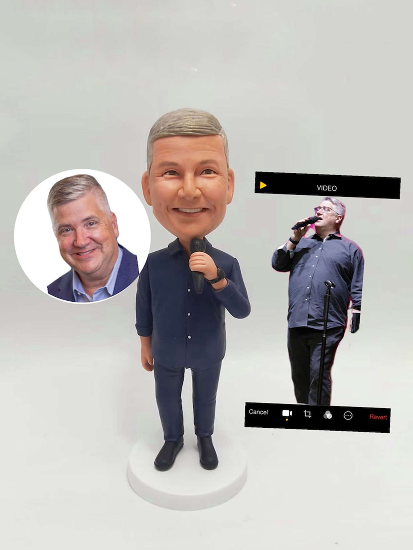 Custom Clay Bobblehead Dolls, Custom Sheriff Bobblehead Doll